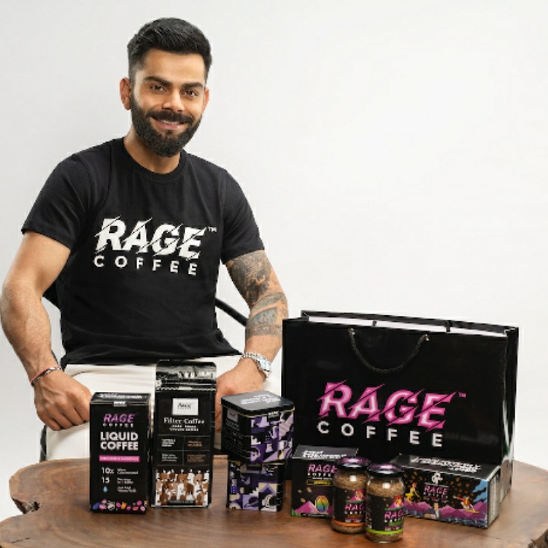 Rage Coffee onboards Virat Kohli as brand ambassador & investor