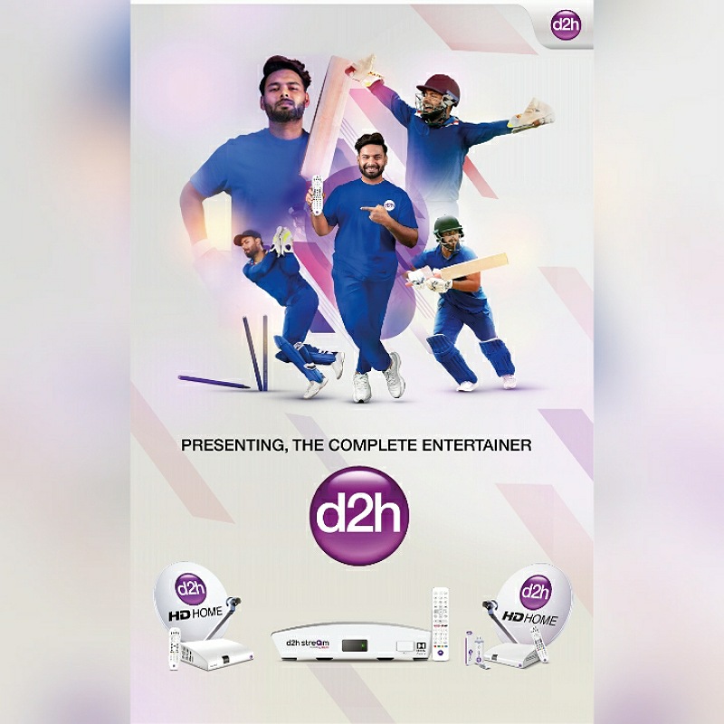 D2H signs Rishabh Pant as brand ambassador