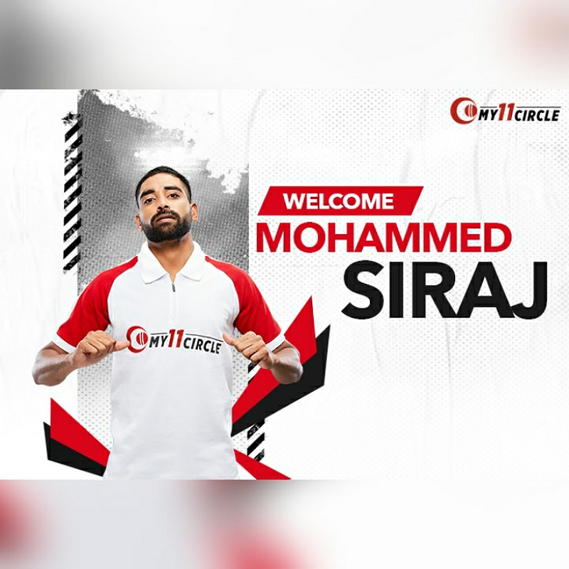 My11Circle onboards Mohammed Siraj as brand ambassador