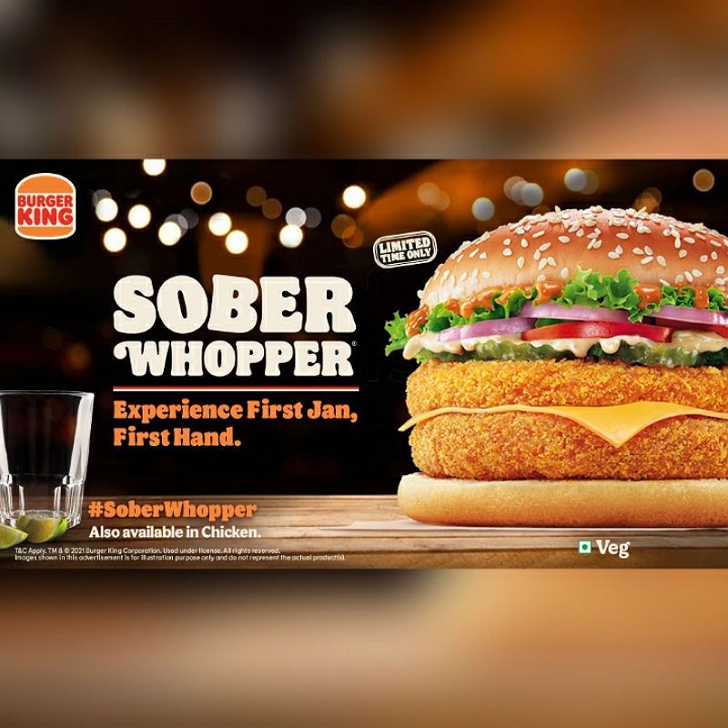 Burger Kings introduces ‘Sober Whopper’ to curb hangover this new year