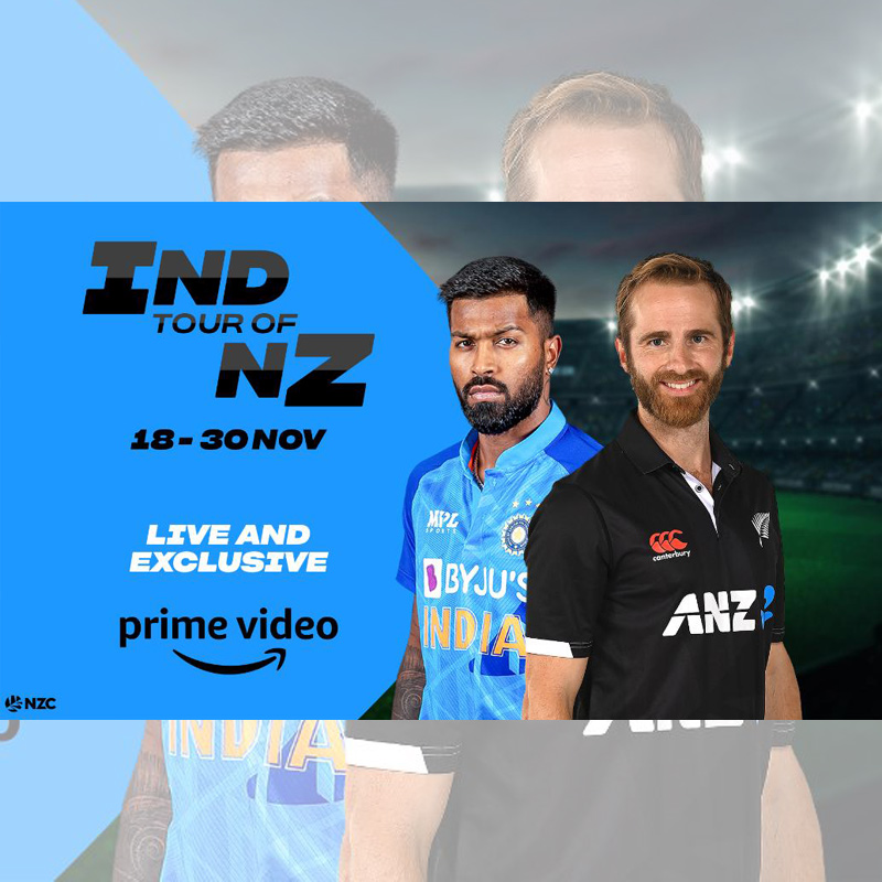 Prime Video announces immersive & localised cricket experience for Ind vs. NZ series from 18 Nov