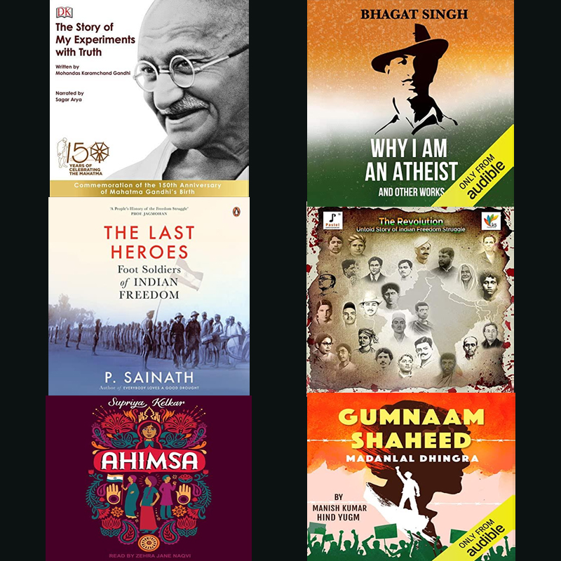 Patriotic Audible titles for Independence Day