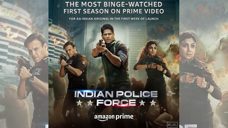 Indian Police Force tops Prime Video’s first-week binge-watch charts