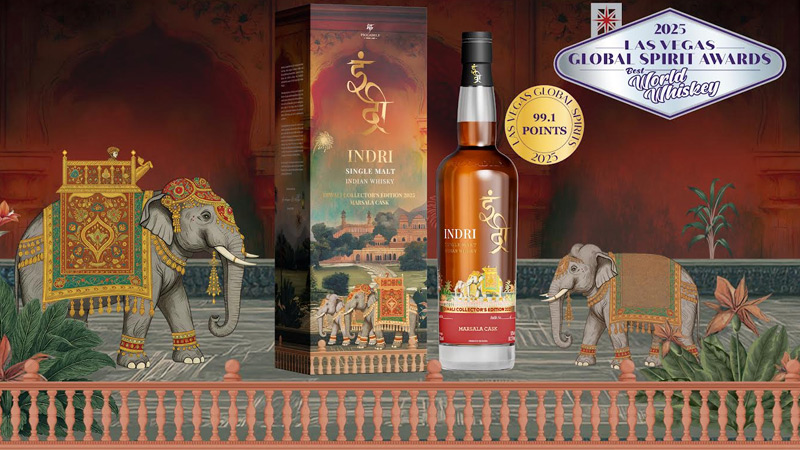 Indri crowned ‘Best World Whisky’ at Las Vegas with record 99.1 score