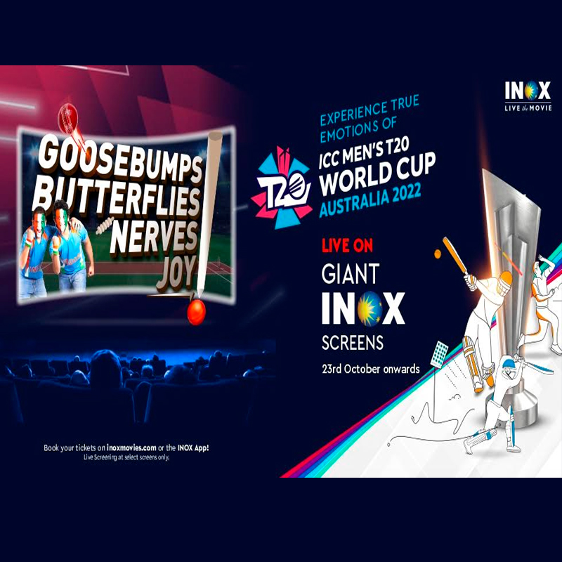 Inox brings T20 Men’s World Cup 2022 in cinemas; inks deal with ICC