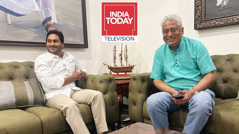 CM Jagan Mohan Reddy discusses key issues with Rajdeep Sardesai