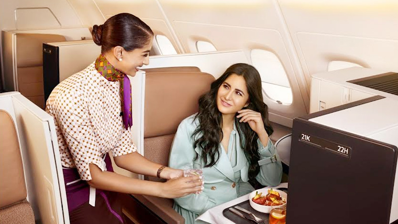 Katrina Stars in Etihad Airways’ new ad campaign for stylish and comfortable travel