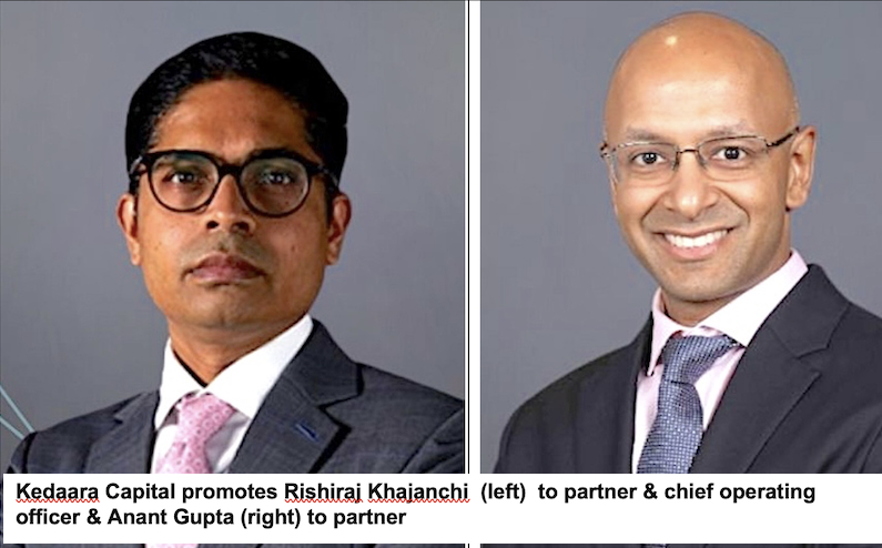 Private equity firm Kedaara Capital announces two elevations