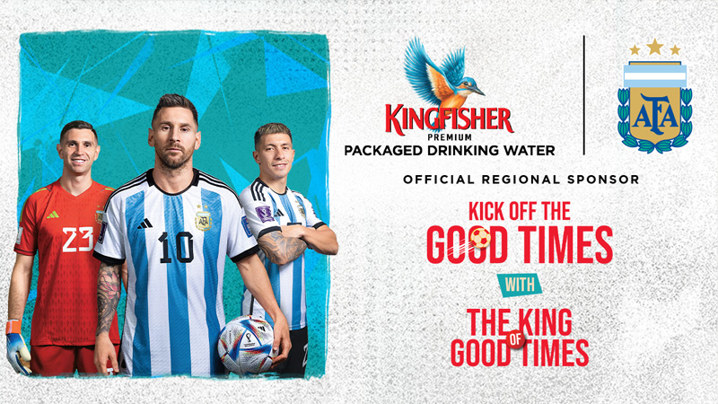 Kingfisher revamps O la la la leo with football stars