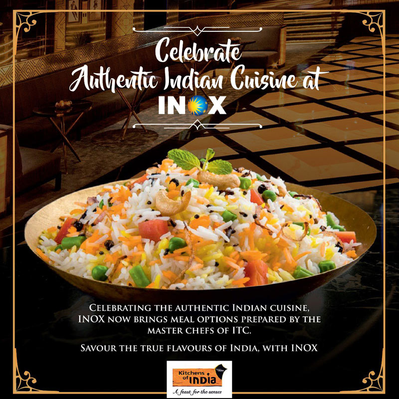 ITC Kitchens of India to feature on Inox’s menu