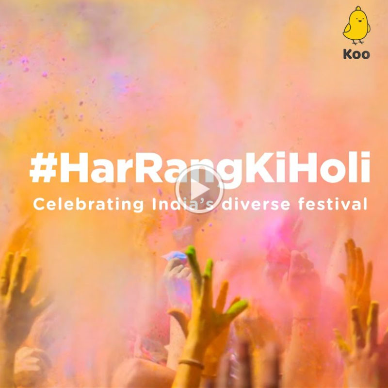 Holi 2022: Koo launches #HarRangKiHoli anthem to celebrate