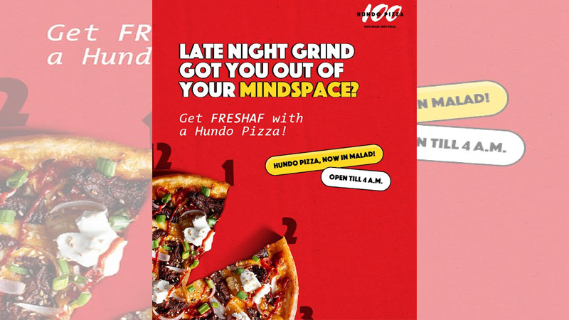 Hundo Pizza partners with Admatazz for their latest campaign