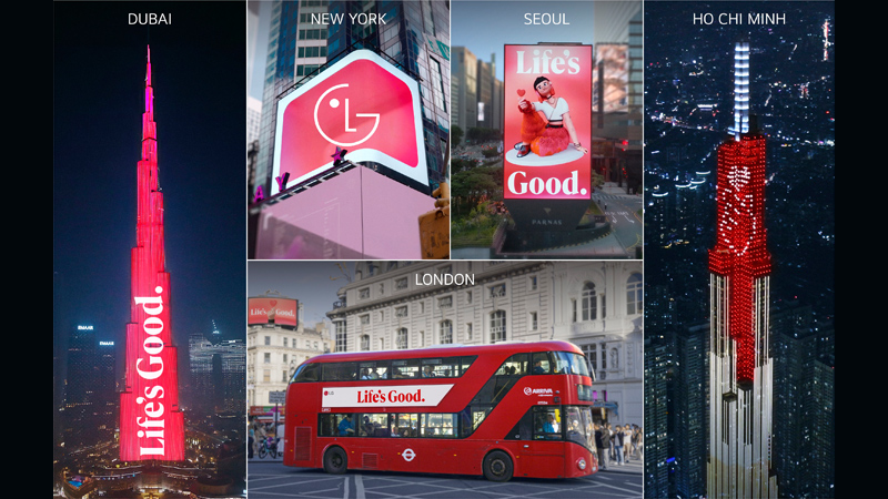LG’s ‘Life’s Good campaign spreads optimism globally to customers