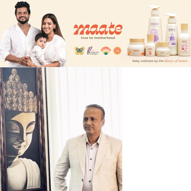 Priyanka & Suresh Raina’s ‘maate’ announces integrated marketing partnership with Laqshya Media Group