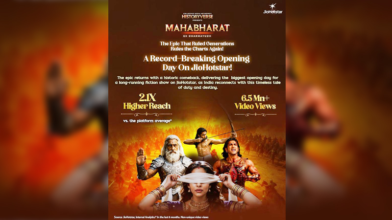 JioHotstar’s AI Mahabharat breaks records