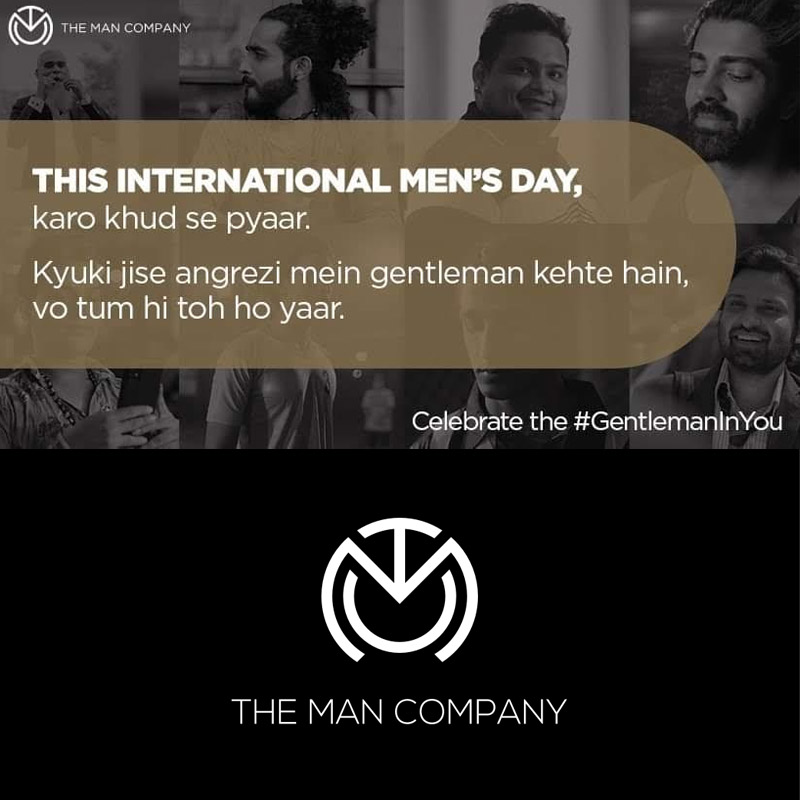 This International Men’s day, The Man Company celebrates #GentlemanInYou