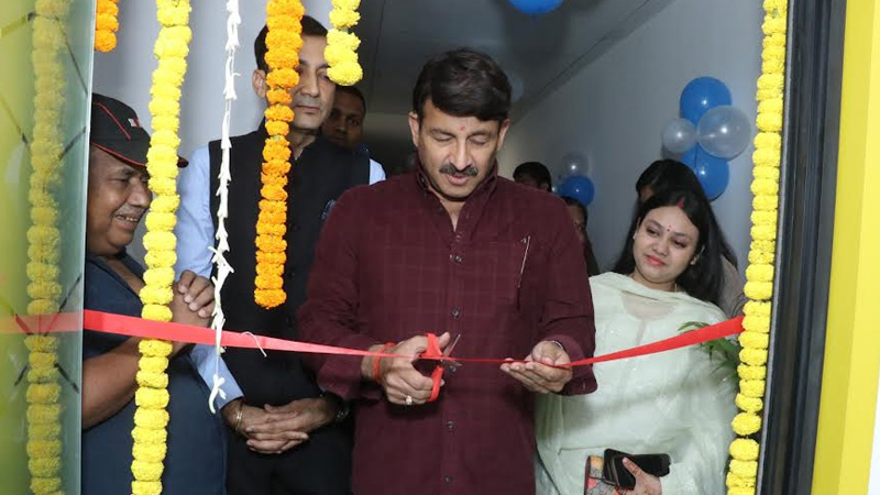 Manoj Tiwari inaugurates B4U’s new North office