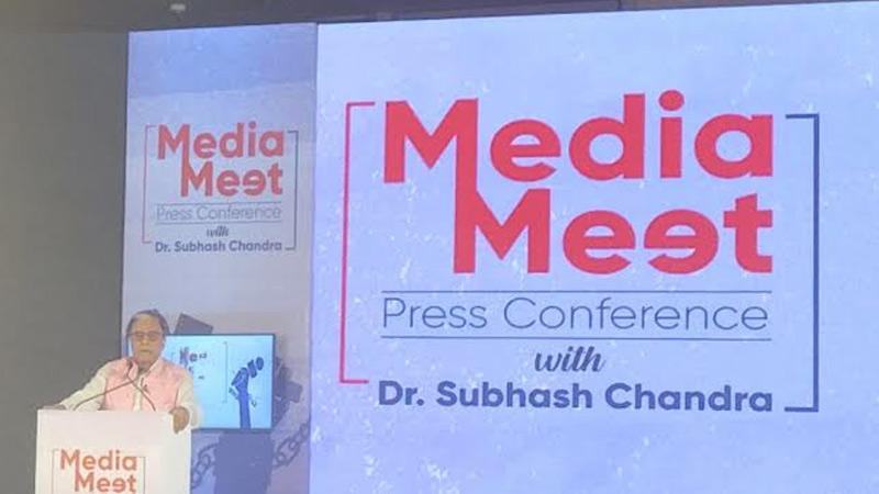 Message for the members of the fourth estate from the desk of Dr Subhash Chandra