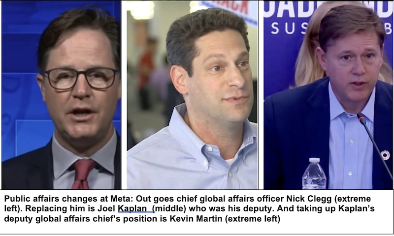 Meta shakes up public affairs policy team with Trump set to become president