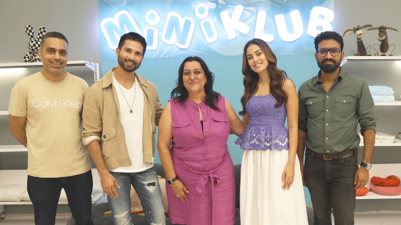 MiniKlub onboards Shahid Kapoor & Mira Rajput as brand ambassadors