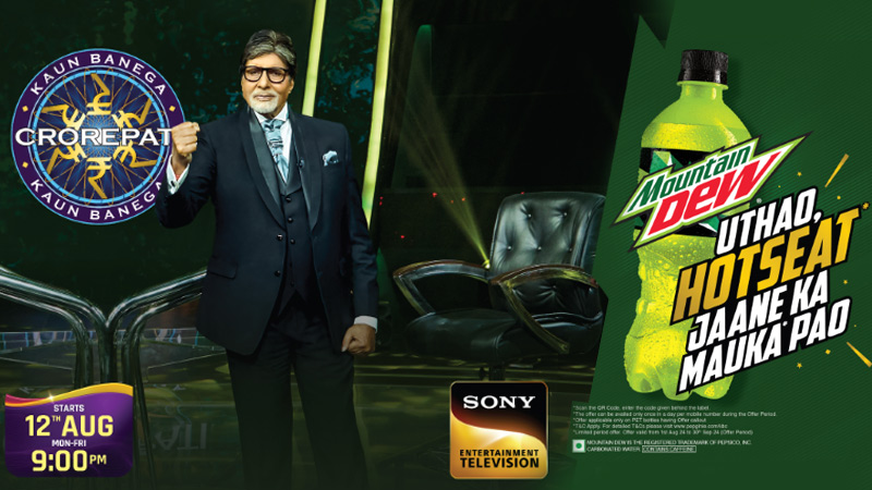 Mountain Dew offers wild card entry to Kaun Banega Crorepati
