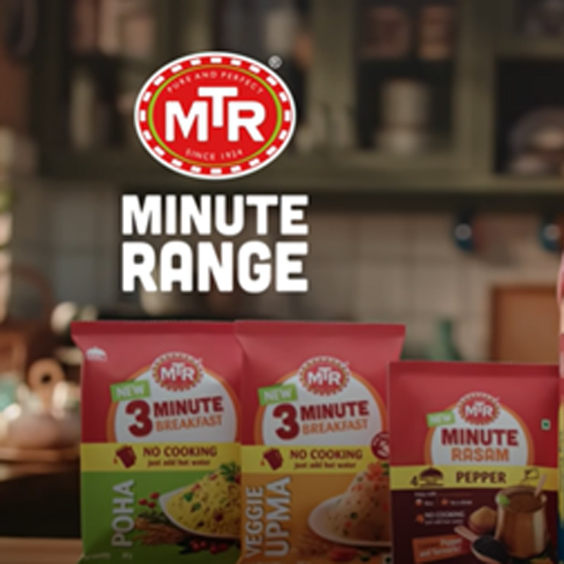 MTR Foods unveils new TVC highlighting its sub-brand Minute Range