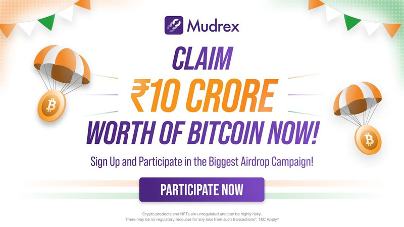 Mudrex launches Independence Day Airdrop campaign