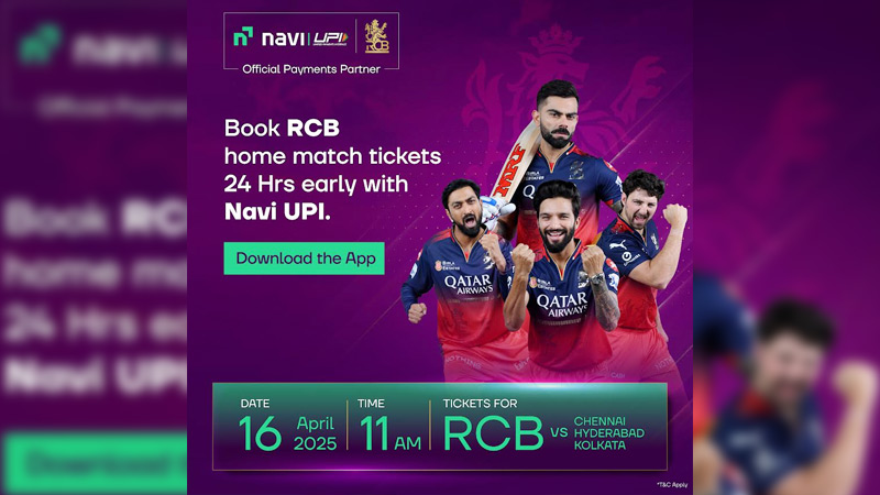 Navi UPI hits a six with early RCB ticket access and cricket contest