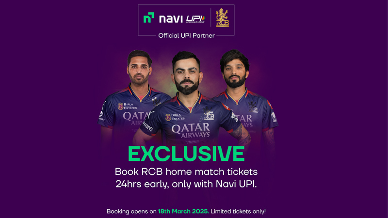 Navi UPI becomes official UPI partner of RCB for T20 2025
