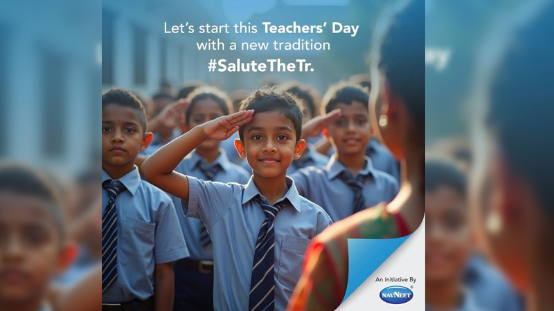 Navneet’s ‘salute the tr’ wins hearts nationwide on teacher’s day