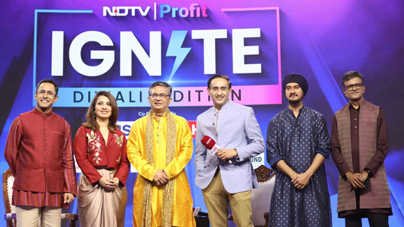 NDTV Profit IGNITE Debuts with a Defining Dialogue for Samvat 2082