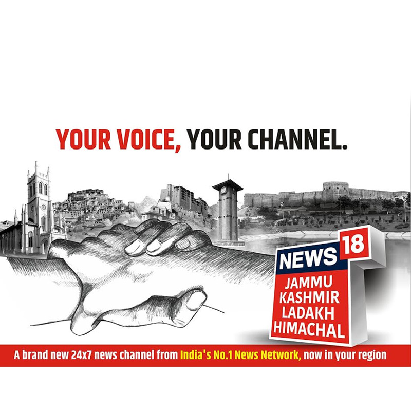 News18 Network launches News18 Jammu/Kashmir/Ladakh/Himachal TV channel