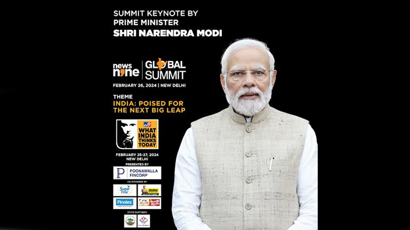 PM Narendra Modi to deliver keynote address at News9 Global Summit 2024