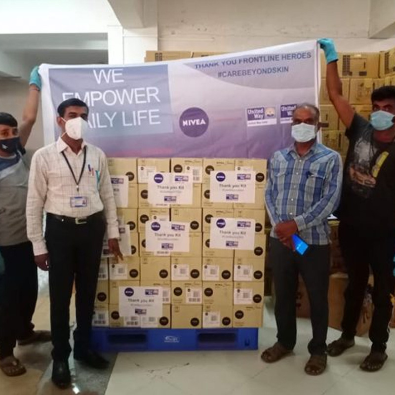 Free Nivea Creme tins, to thank frontline workers