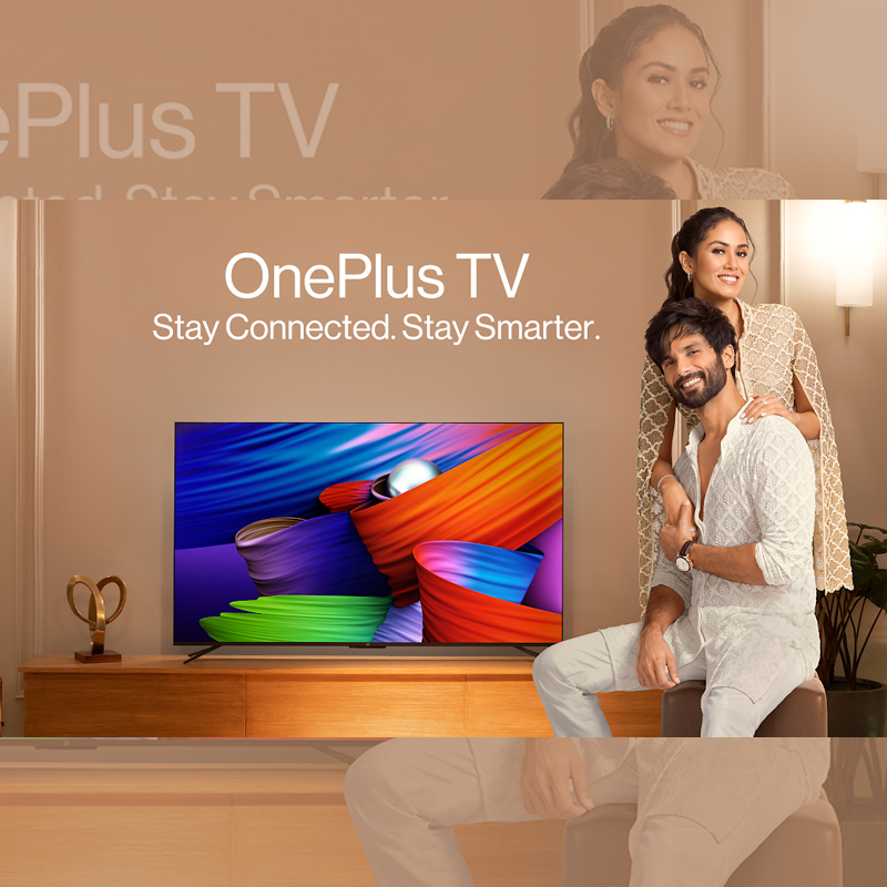 OnePlus unveils ‘Stay Connected Stay Smarter’ campaign with Shahid Kapoor & Mira Kapoor