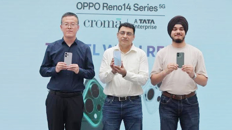 Oppo teams up with Croma to dial up Reno14 Series 5G launch across India