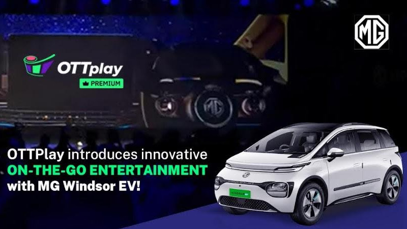 OTTplay now available on MG Windsor EV dashboard