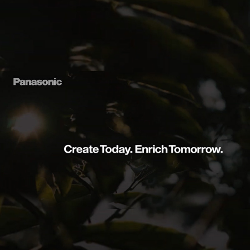 Panasonic unveils a new brand action slogan ‘Create Today. Enrich Tomorrow’