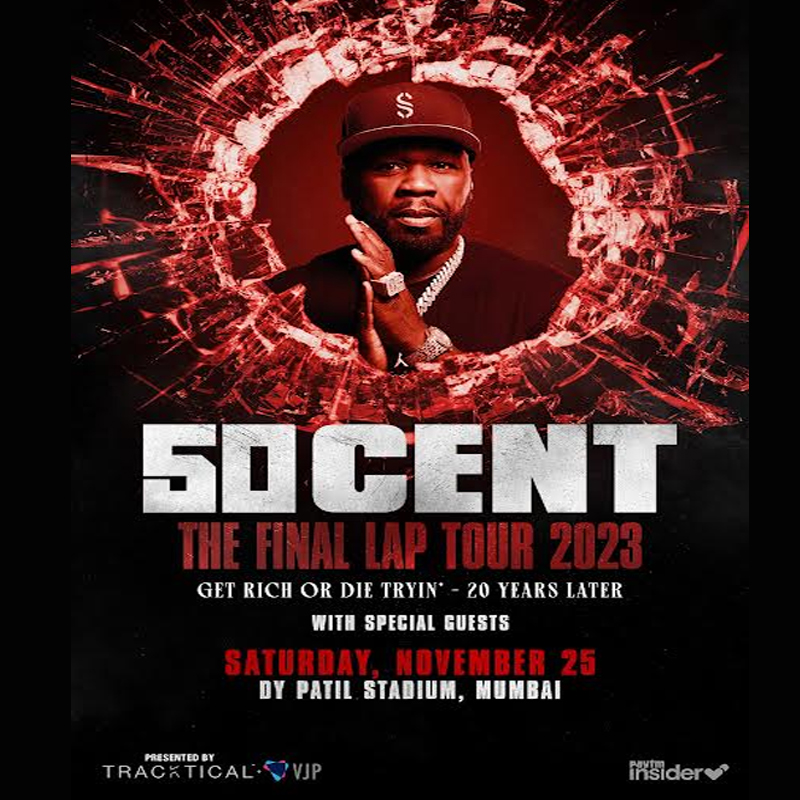 Tracktical Concerts and Paytm Insider announce ticket sales for 50 Cent’s Mumbai Concert