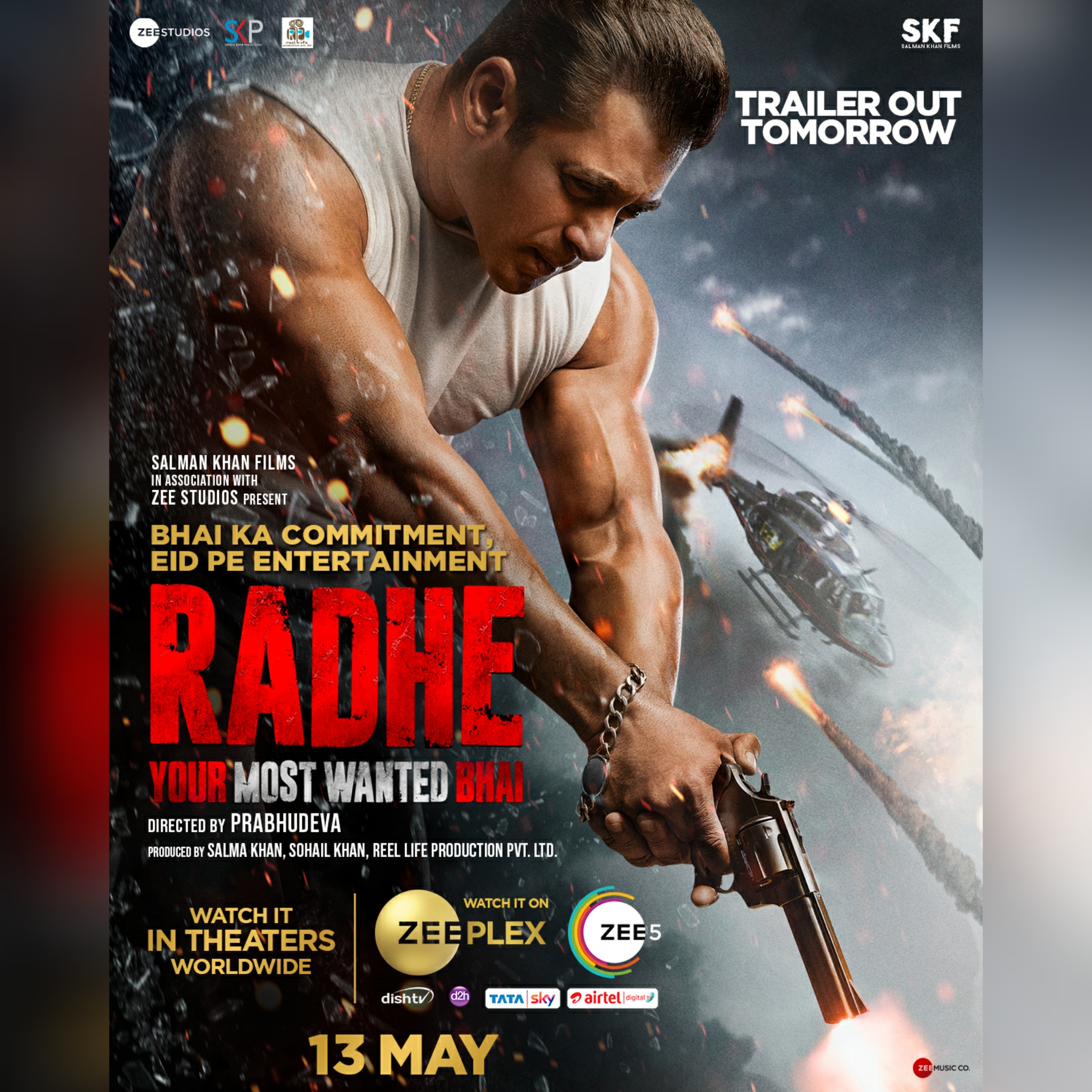 Salman Khan-starrer Radhe to debut on Zee5, Zee Plex along with theatres