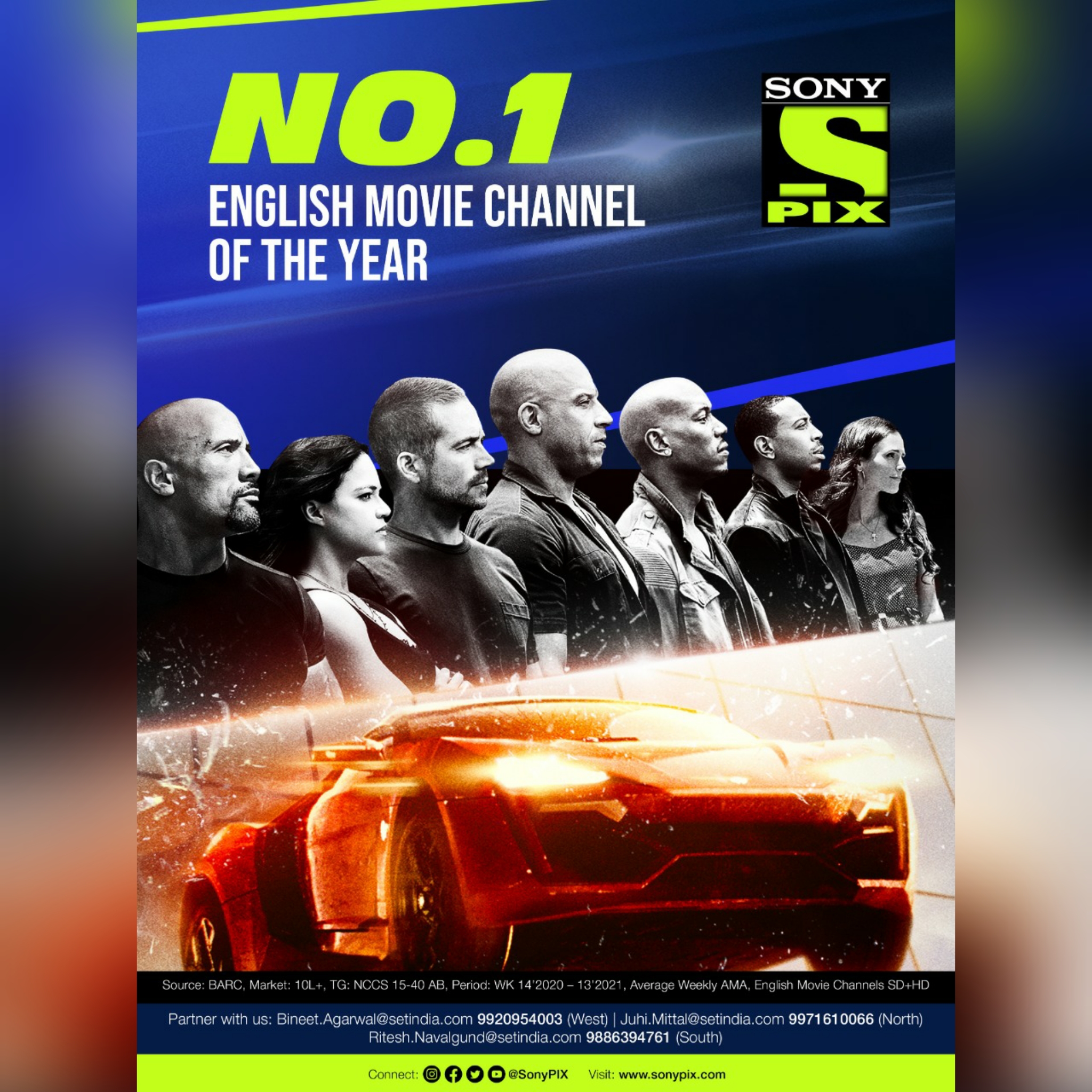 Sony Pix emerges as the #1 English movie channel in FY 21