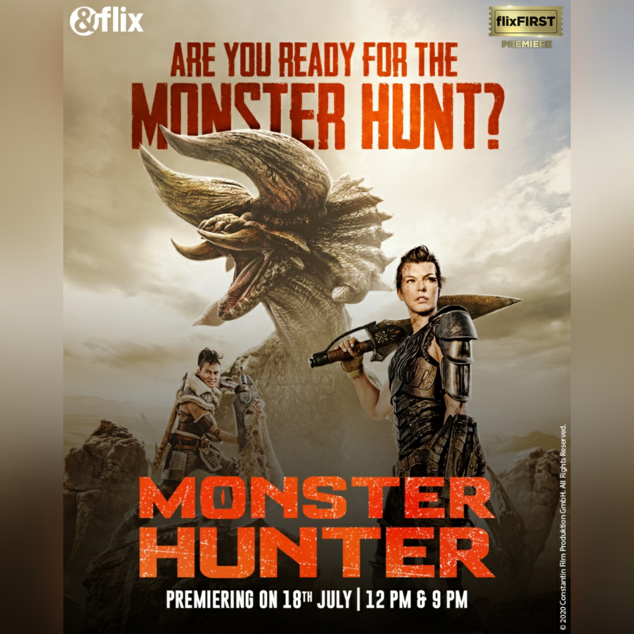 ‘Monster Hunter’ set for Indian television premiere on 18 July