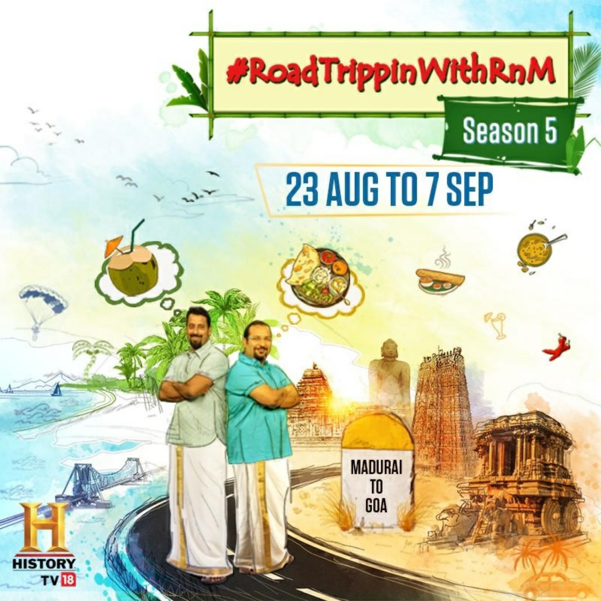 HistoryTV18’s #RoadTrippinWithRnM returns with season 5