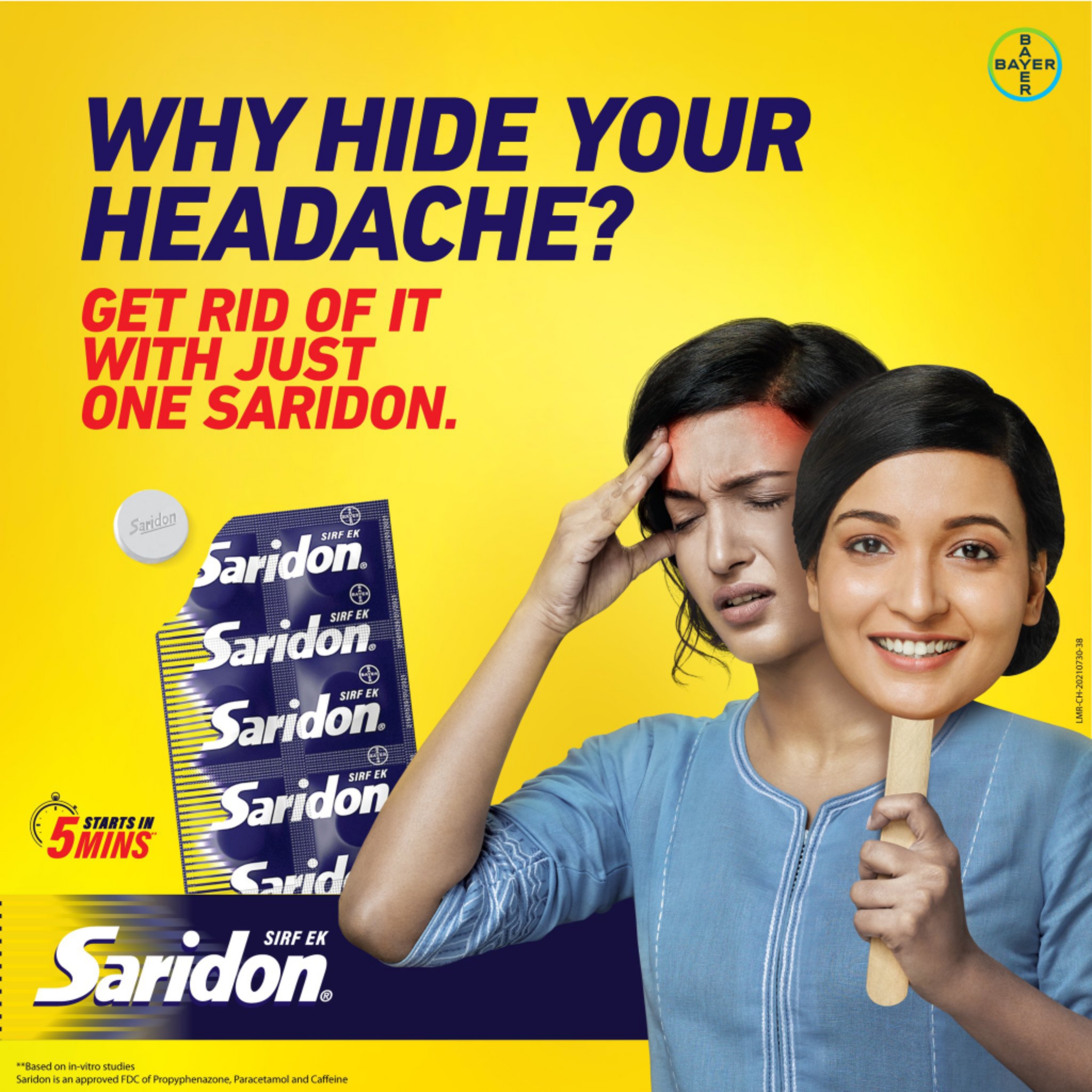 Bayer Consumer Health relaunches ‘Sirf Ek Saridon’ with a new campaign