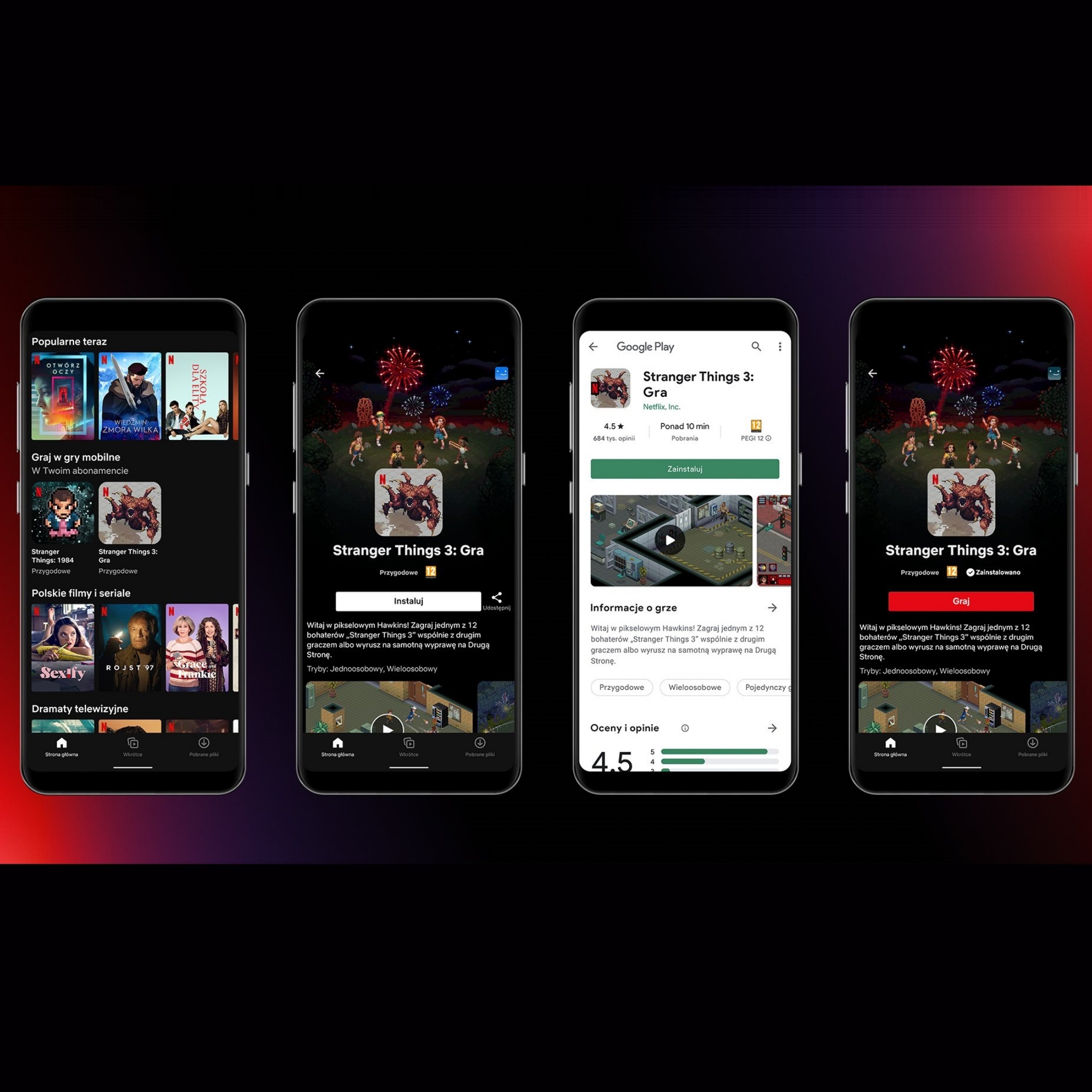 Netflix launches first two mobile games in Poland