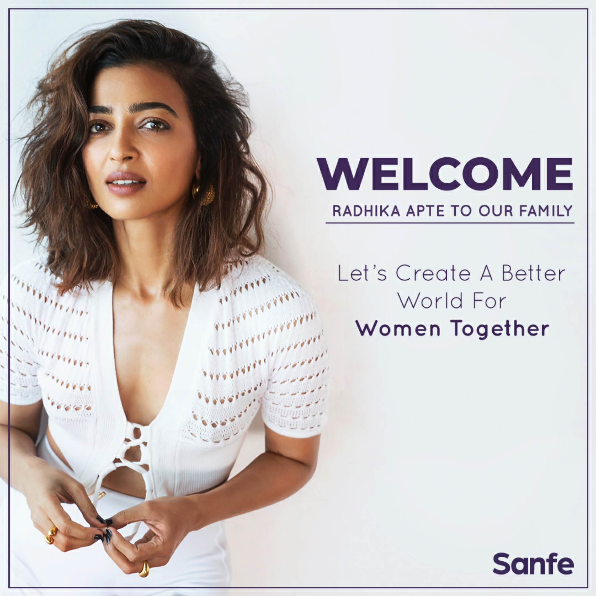 Sanfe onboards Radhika Apte as brand ambassador