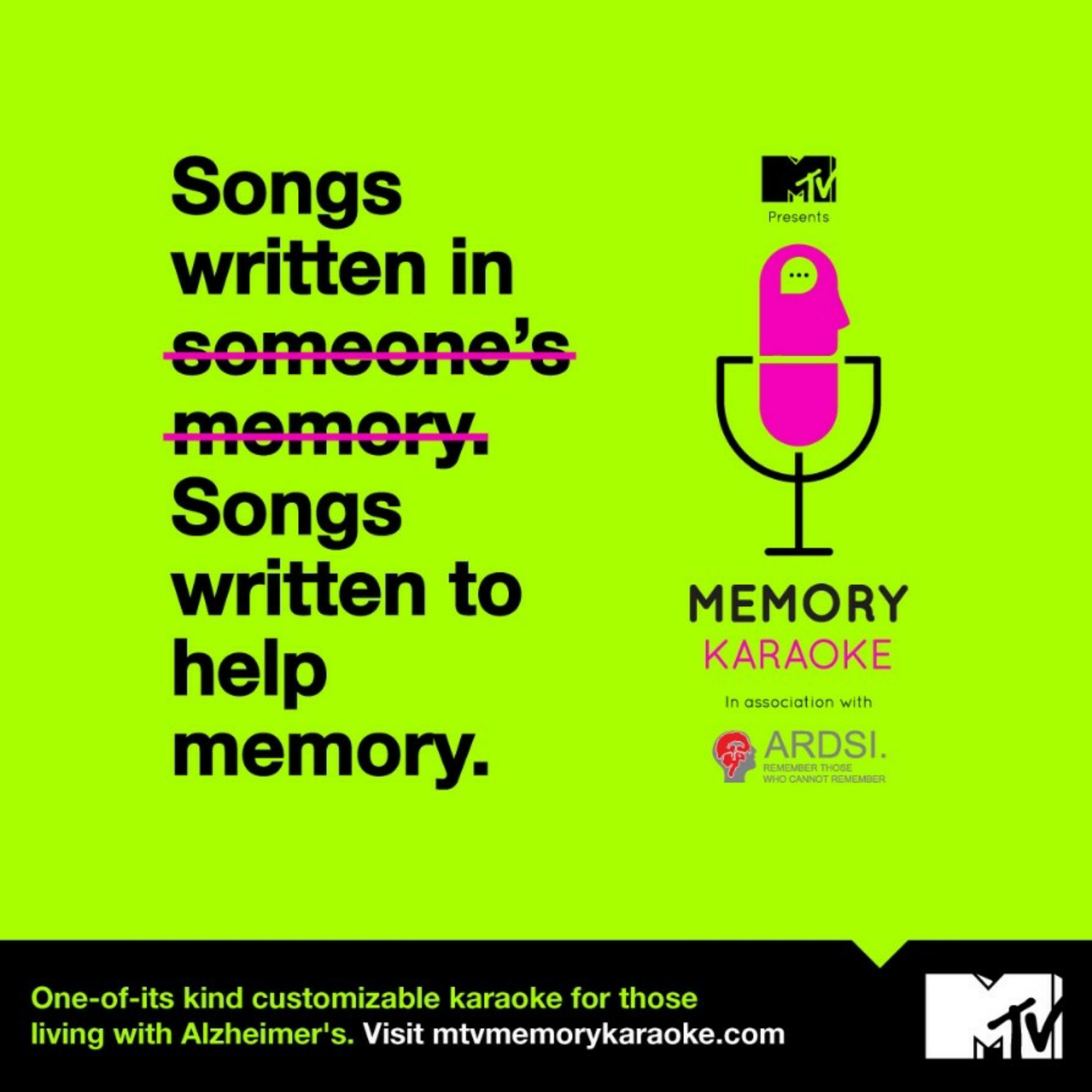 MTV launches ‘Memory Karaoke’ to help people with Alzheimer’s