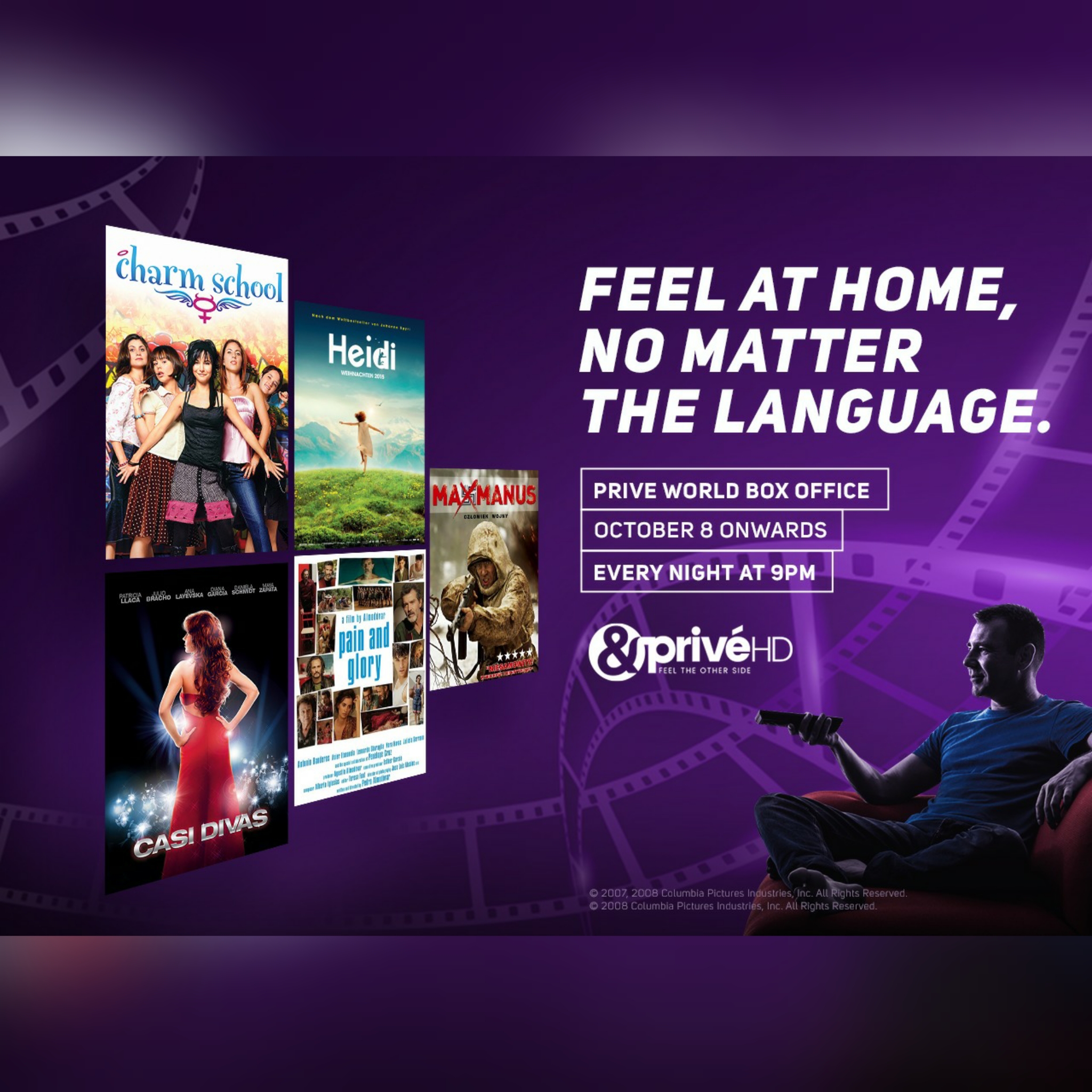 &PrivéHD unveils its programming lineup for October