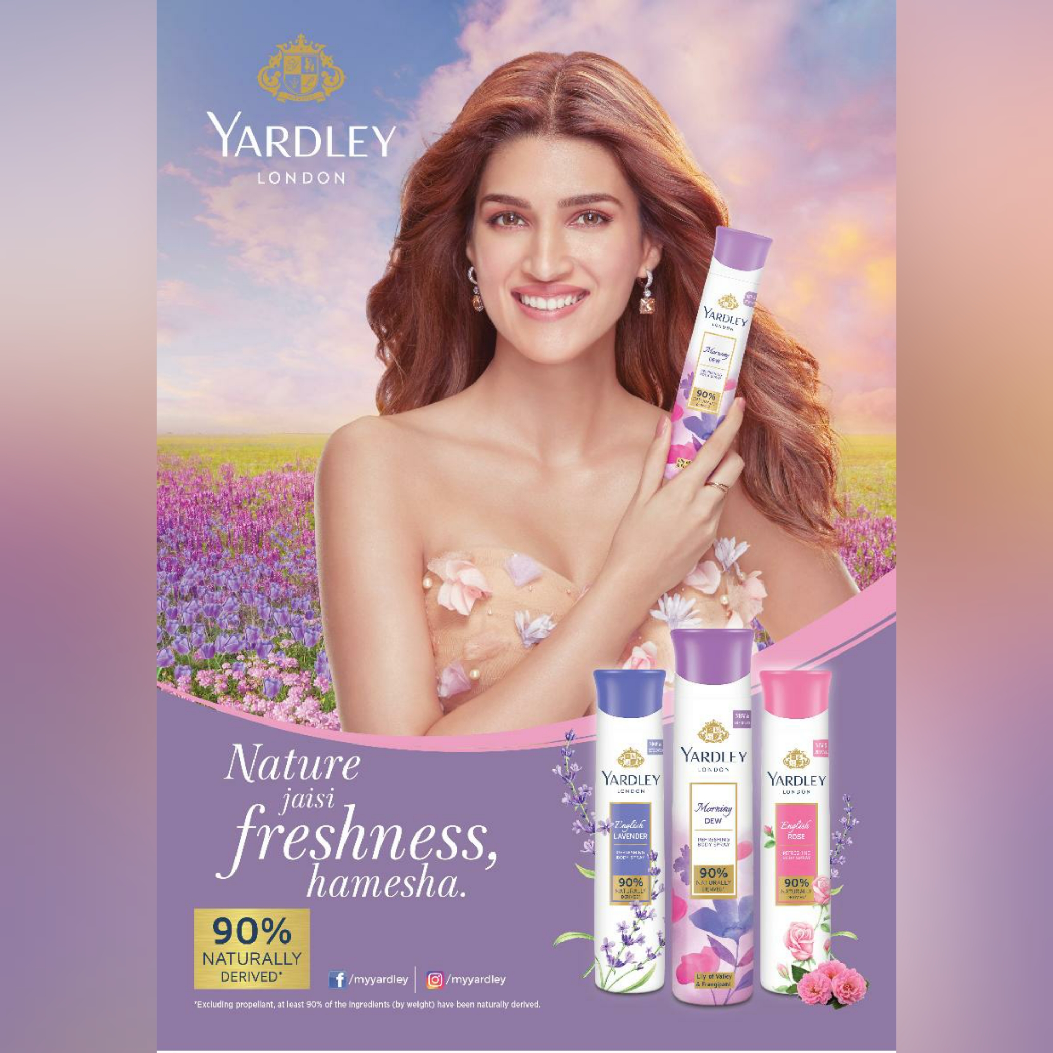 Yardley ropes in Kriti Sanon as brand ambassador