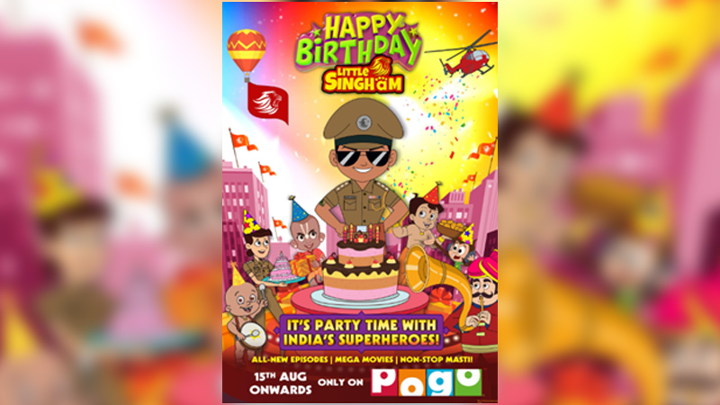 Pogo powers up for Little Singham’s birthday bash with action, dance and dhamaka